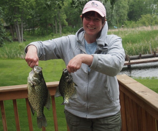 Among other things, we did some fishing.